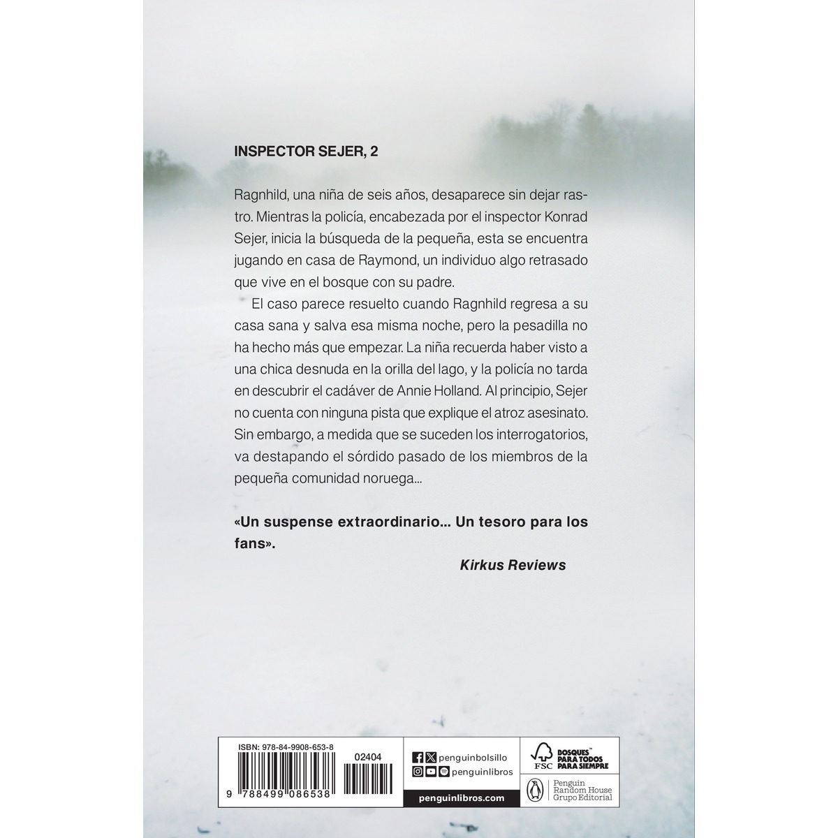 No mires atrás (Inspector Sejer 2)  (Bolsillo) (Tapa blanda) 2
