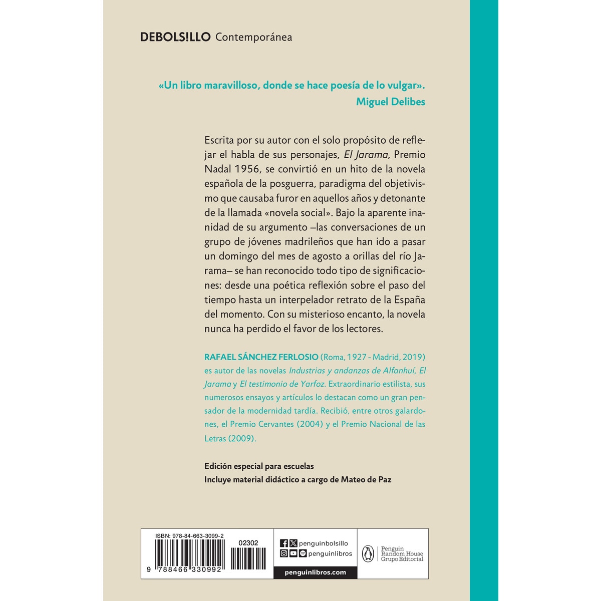 El Jarama (edición escolar)  (Bolsillo) (Tapa blanda) 2