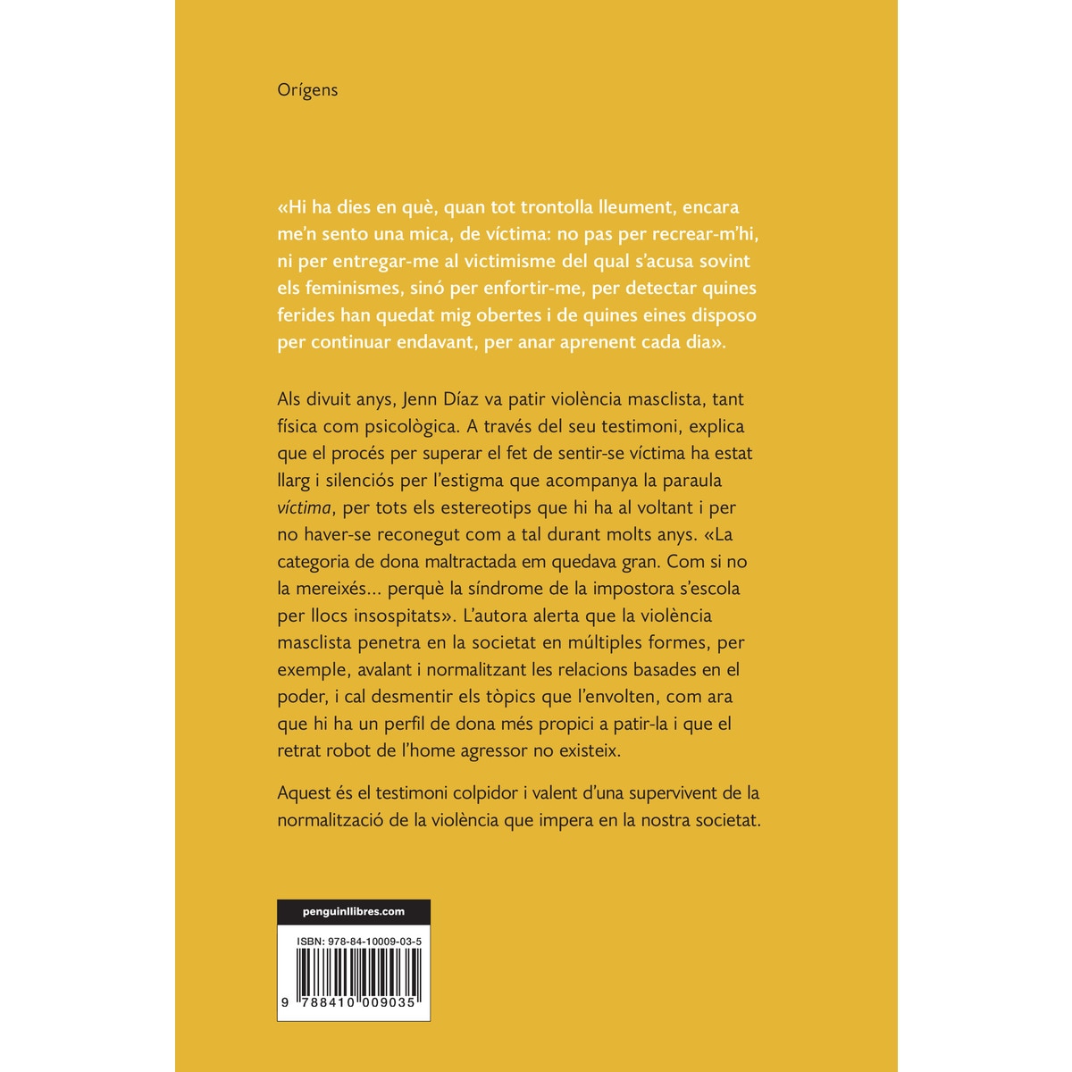 Violència en tres actes: De víctima a supervivent (Capa mole) 2