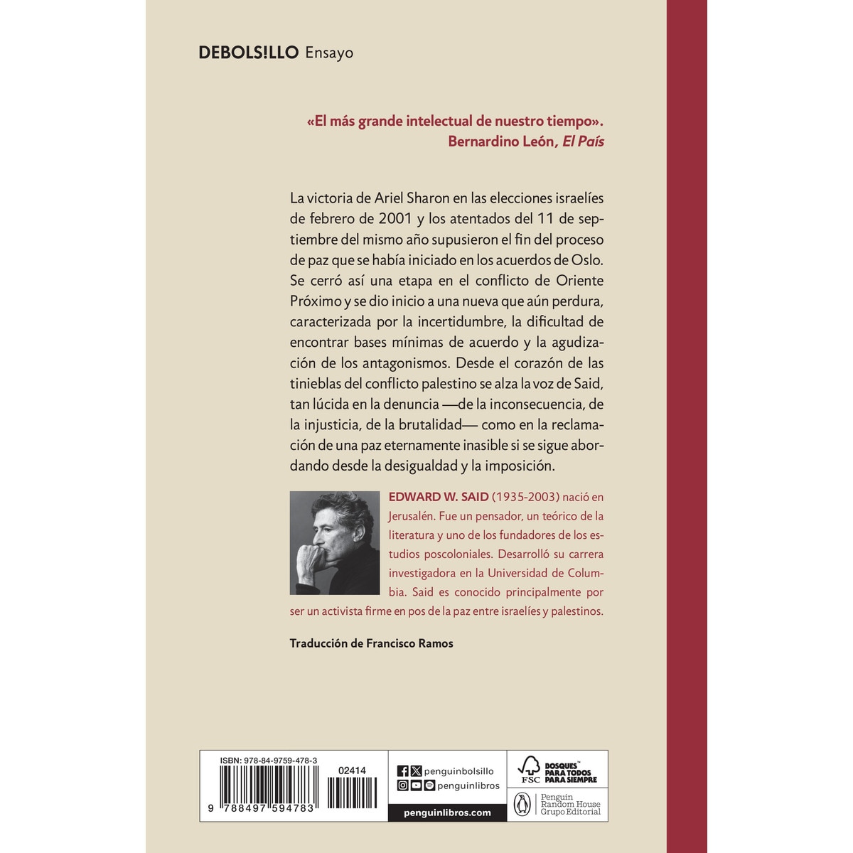 Nuevas crónicas palestinas: El fin del proceso de paz (1995-2002)(Bolsillo) (Tapa blanda) 2