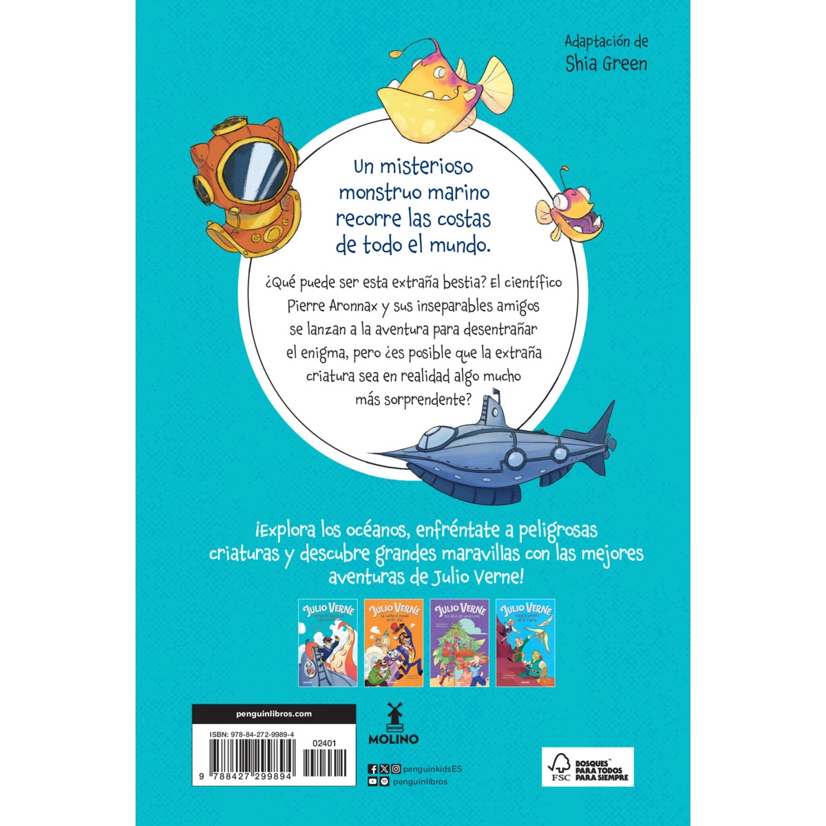 Veinte mil leguas de viaje submarino (Julio Verne para niños) (Capa dura) 2