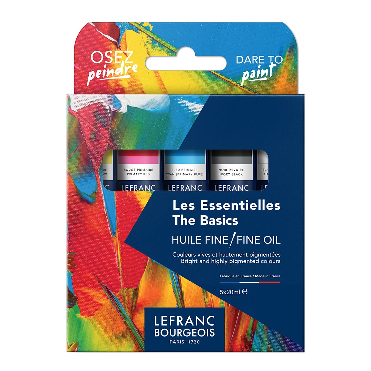 Set de óleo fine Lefranc cores primarios 1