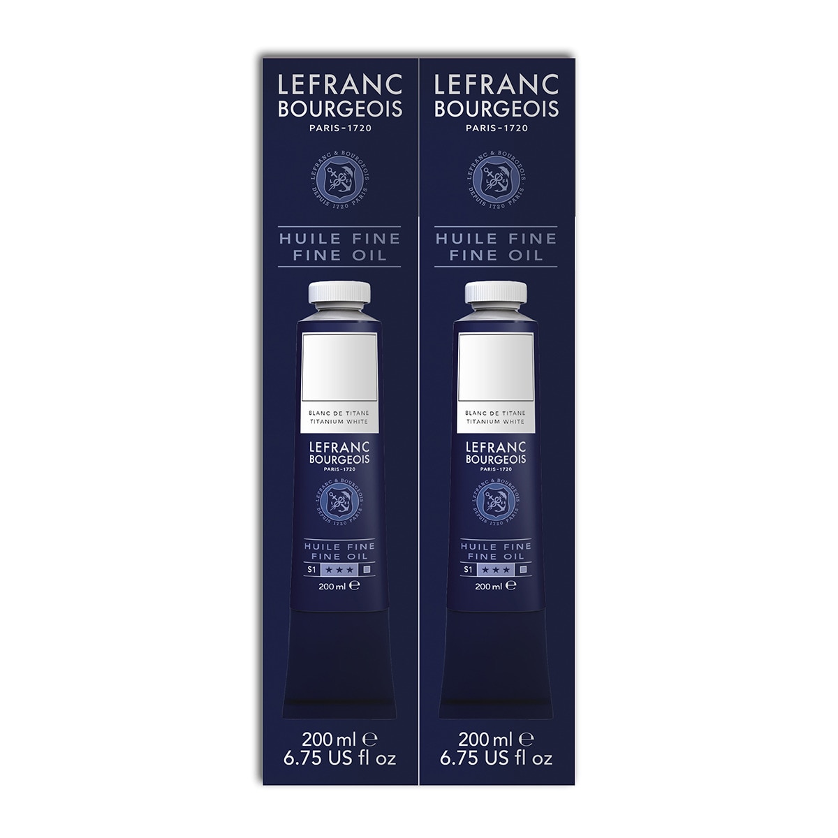 Set de óleo Lefranc Branco titânio 1