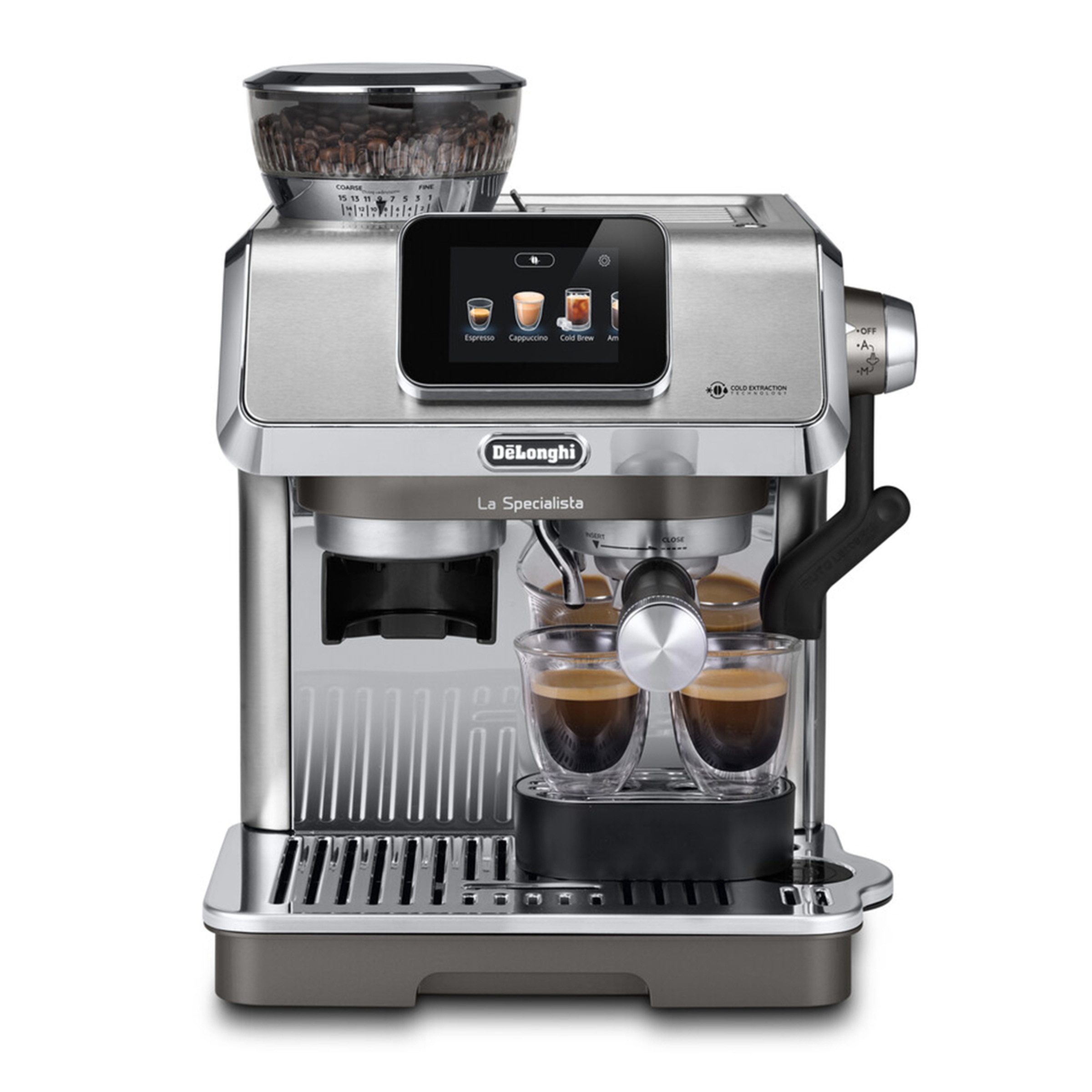 Imagen 0 de Cafetera espresso manual De'Longhi La Specialista Touch EC9455.M con molinillo integrado