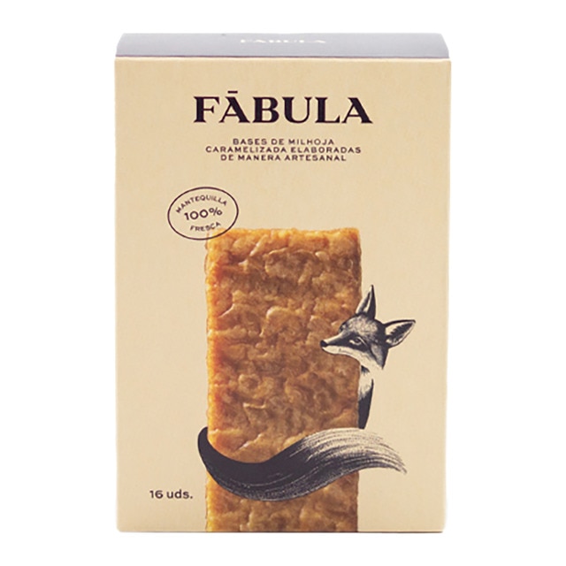 Imagen 0 de Bases de milhoja caramelizadas Fabula