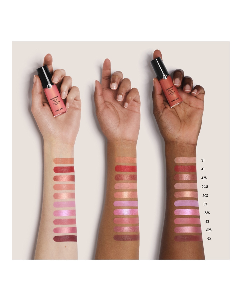 Colorete Líquido Luminous Silk Cheek Tint Shine  Armani Stellar Pink Armani-5