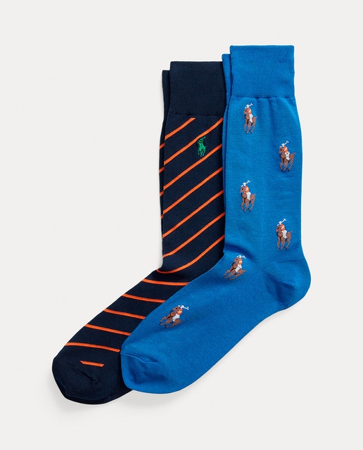 Imagen 0 de Pack de 2 pares de calcetines de hombre cortos estampados