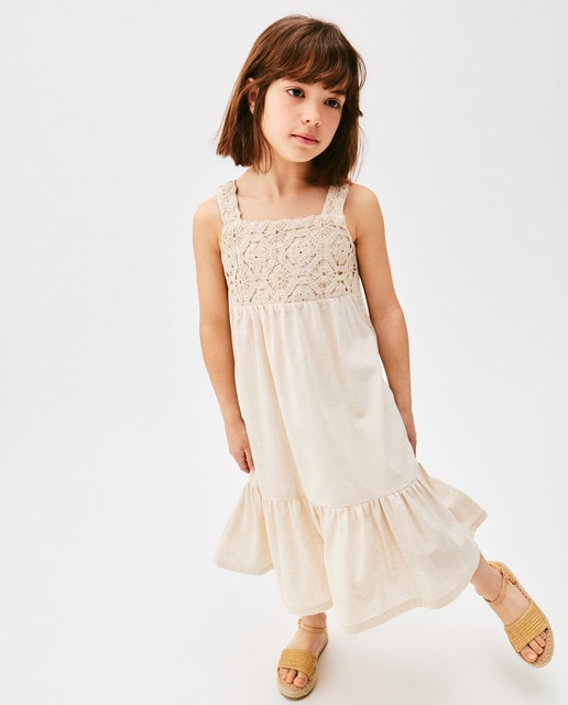 Imagem 0 de Vestido de Crochet com Alças