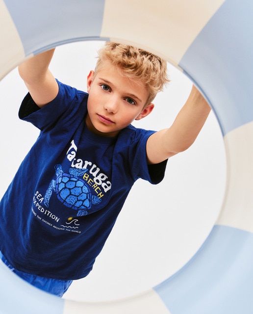 Imagem 0 de T-shirt Estampada com Bordado