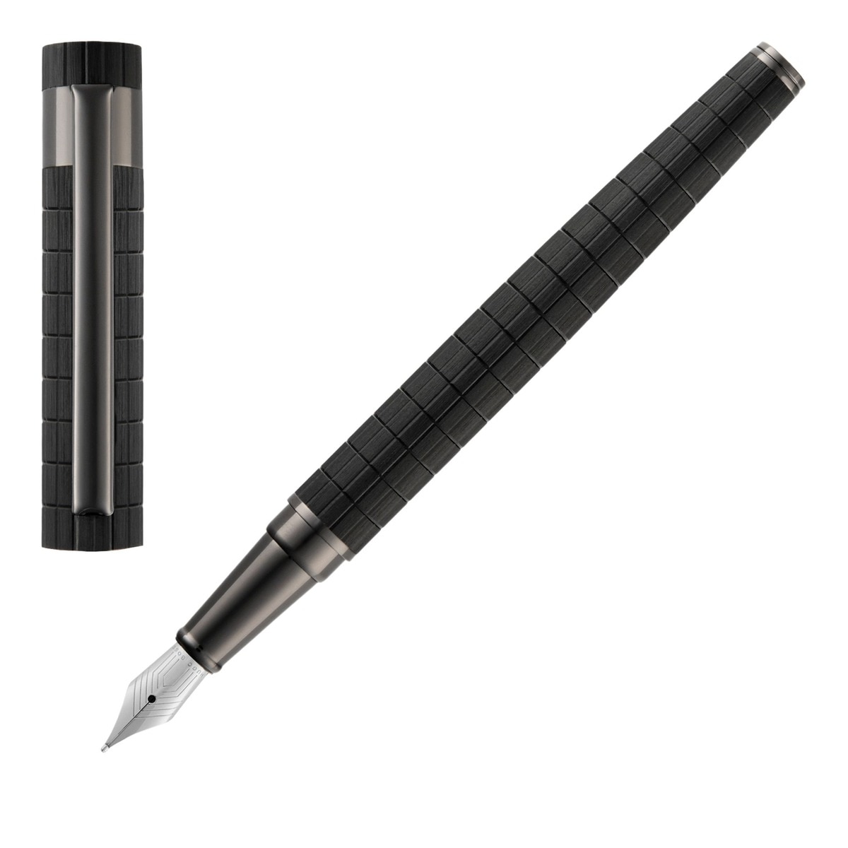 Caneta de Tinta Permanente Loop Bauhaus Hugo Boss Preta Preto-1