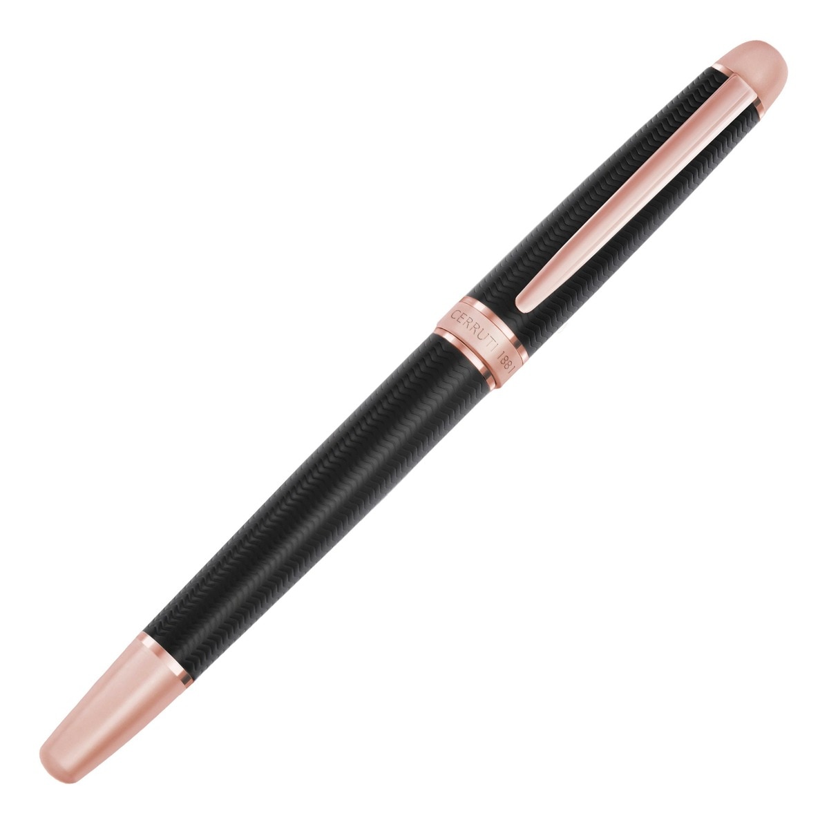 Rollerball Holborn Cerruti 1881 preto e ouro rosa Preto/Dourado rosa-2