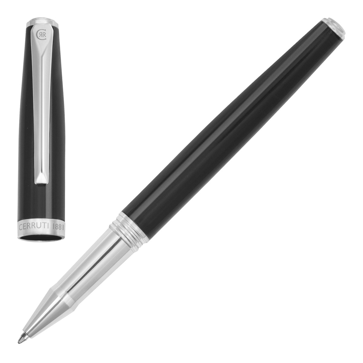 Rollerball Islington Cerruti 1881 preto Preto / Crómio-1