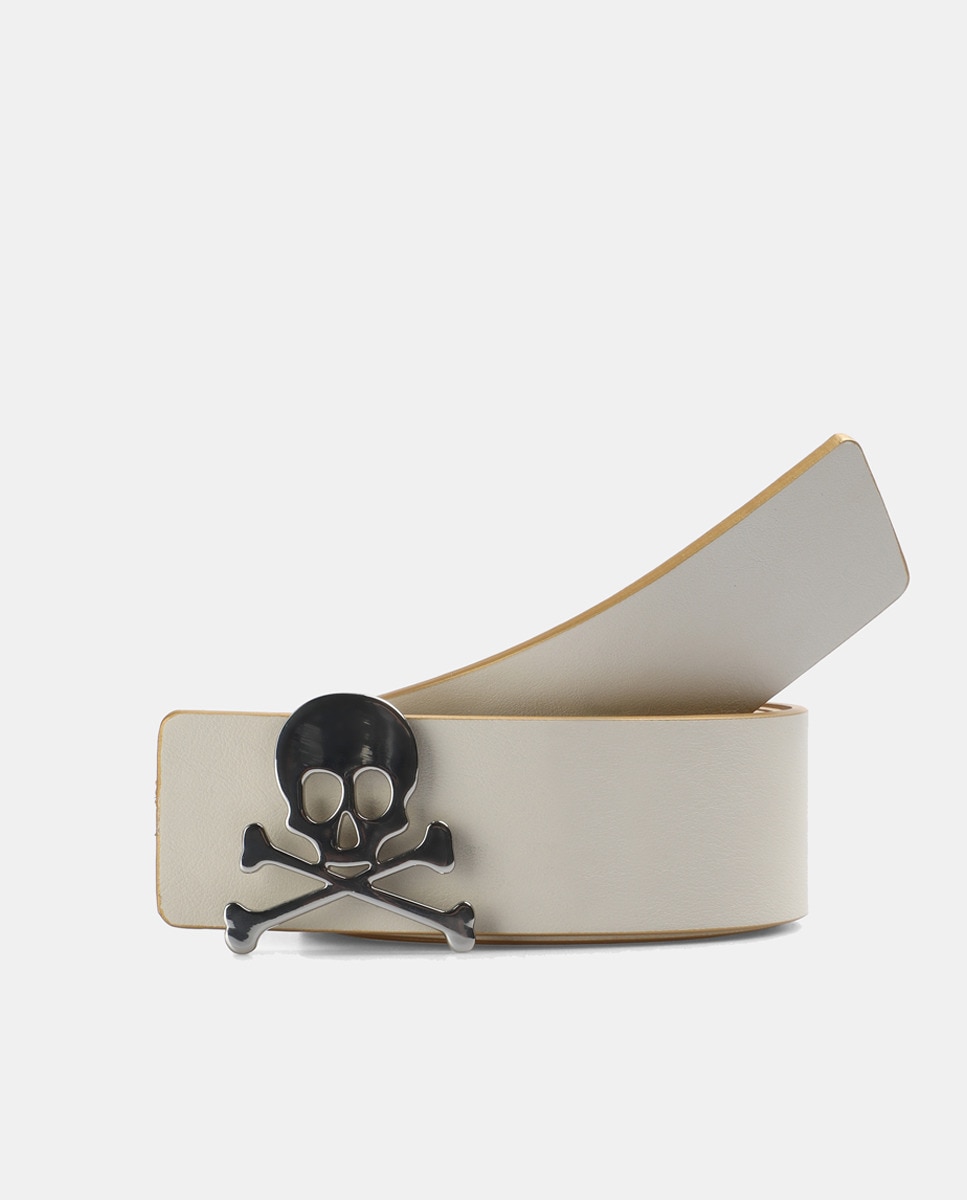 Cinto Reversível Ninon Belt - Castanho/Preto Bege-1