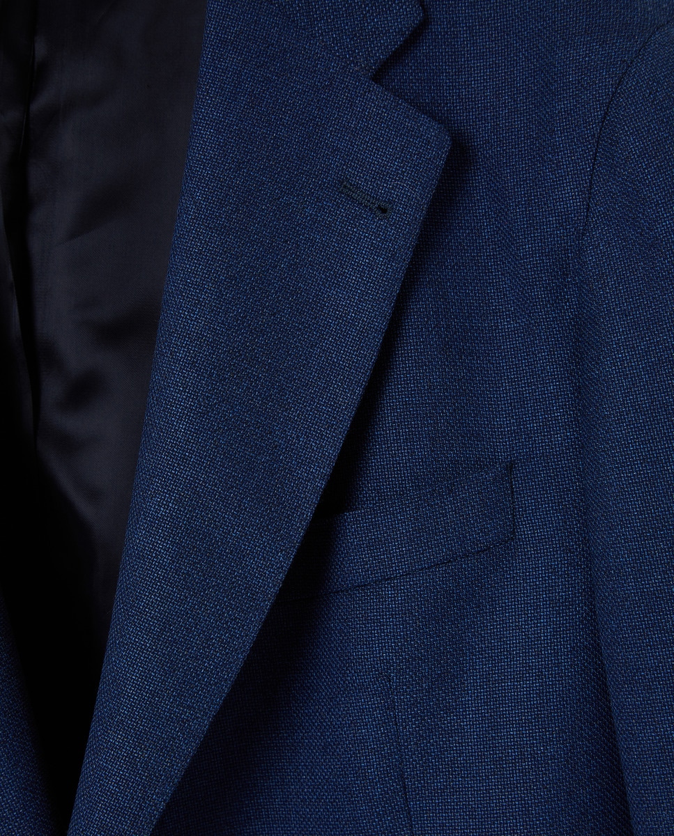 Blazer Desportivo com Estrutura Azul-5