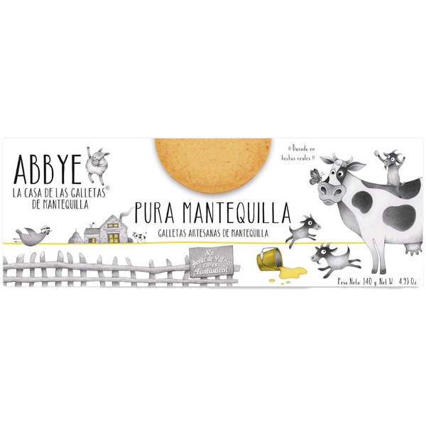 galletas artesanas de mantequilla estuche 140 g