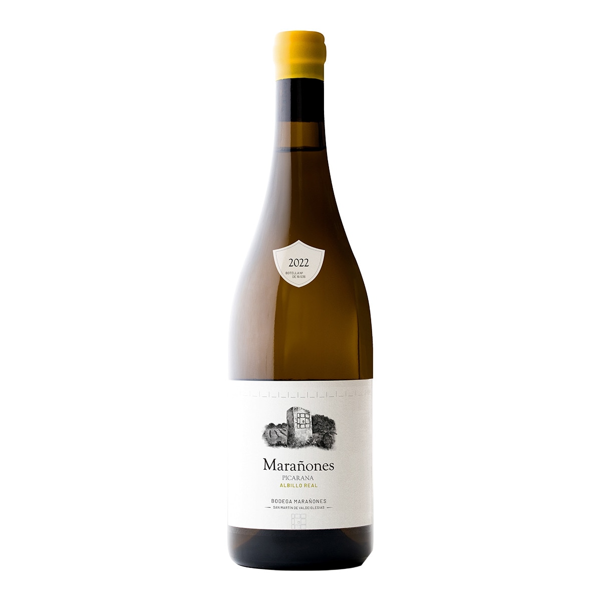 Imagen 0 de Vino blanco Marañones Picarana Albillo Real 2022 Madrid