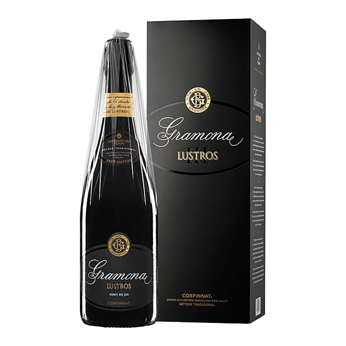 Vino espumoso Brut Nature Gran Reserva Gramona III Lustros 1