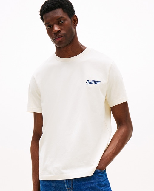 Camiseta de caballero con estampado trasero