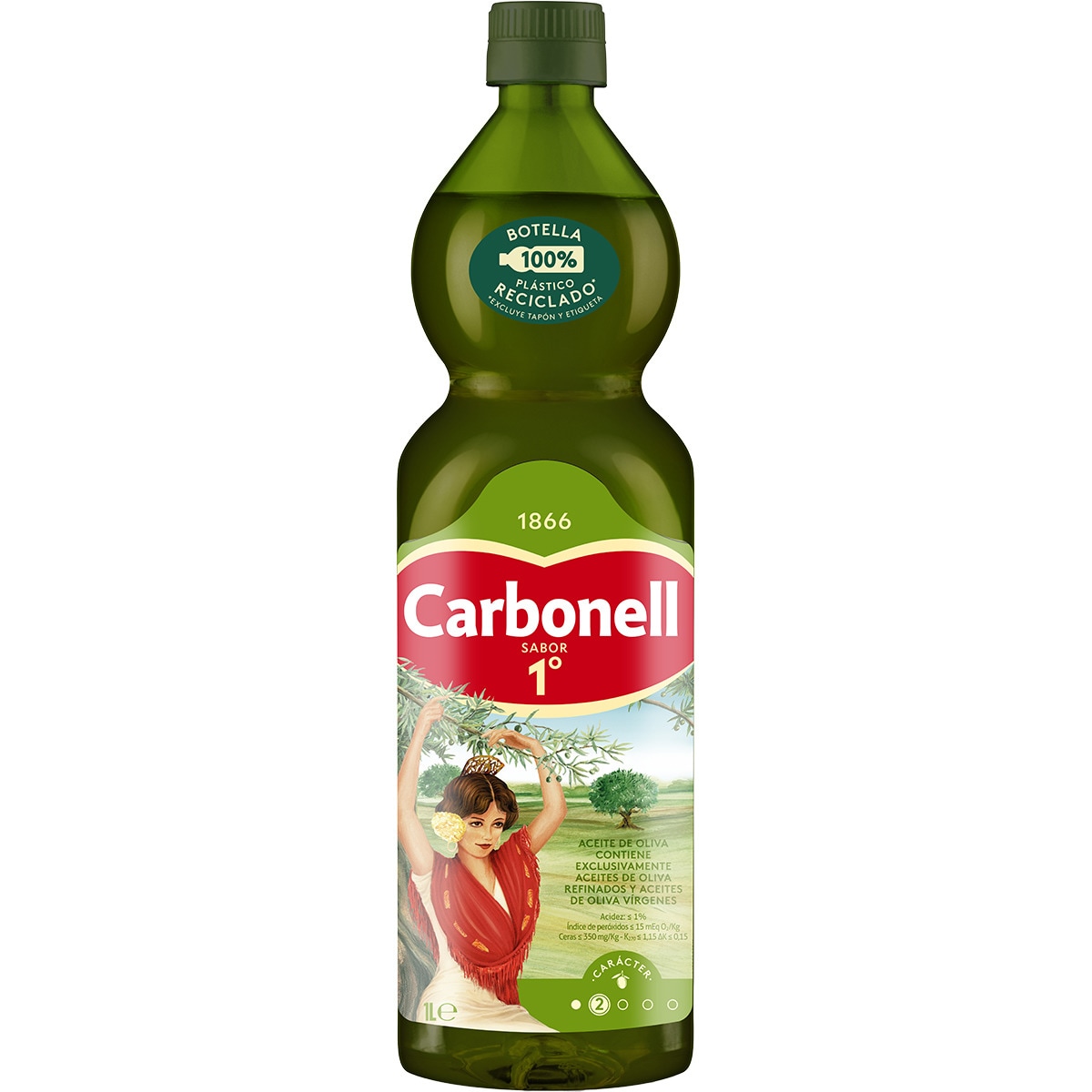 Aceite de oliva intenso 1º botella 1 l - Carbonell