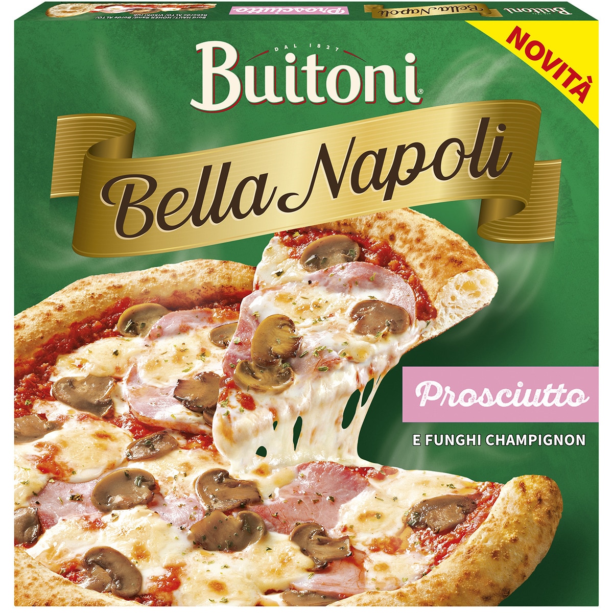 pizza Prosciutto de jamón y champiñón