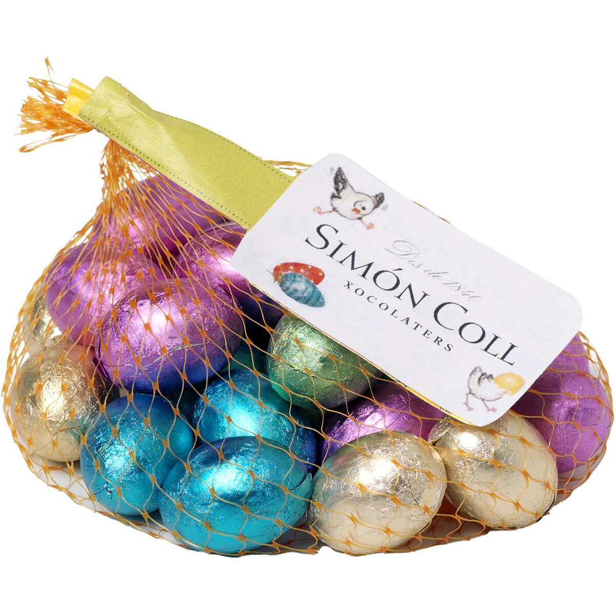 huevos de chocolate rellenos de praliné de Pascua bolsa 135 g