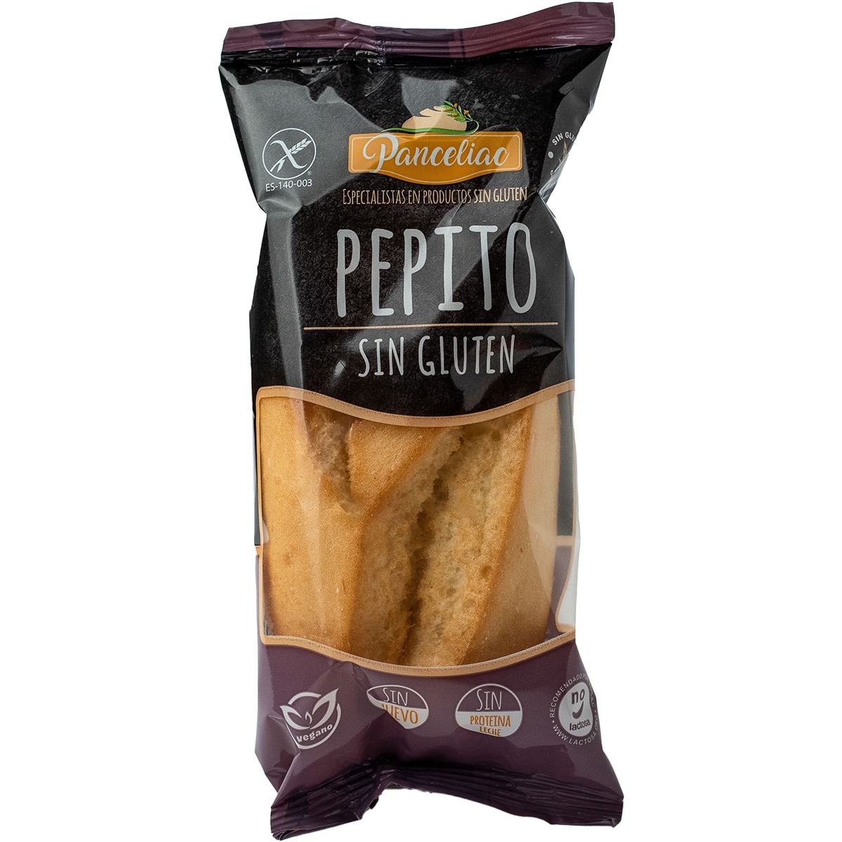 Pepito pan sin gluten y sin lactosa envase 50 g - Panceliac