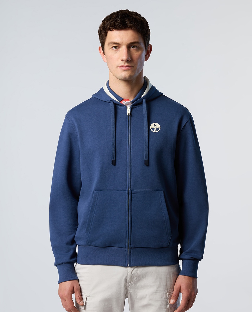 Sudadera Con Capucha Y Cremallera Para Hombre - Ligera, Oversize, Con Bolsillos, Ideal Para Otoño E Invierno