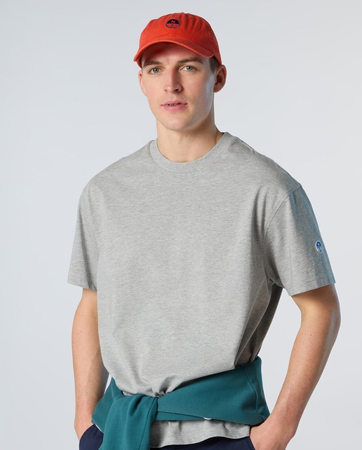 Imagem 0 de T-shirt com Gola Redonda e Manga Curta
