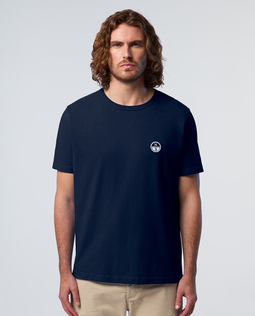 Imagem 0 de T-shirt com Gola Redonda e Manga Curta