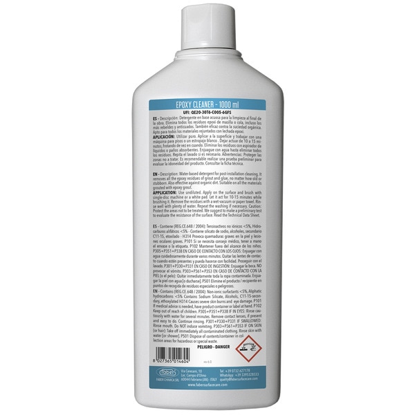detergente fin de obra elimina residuos epoxi Epoxi Cleaner bottle 1 l