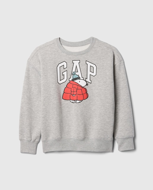 Imagen 0 de Sudadera sin capucha de niño con gráfico Snoopy
