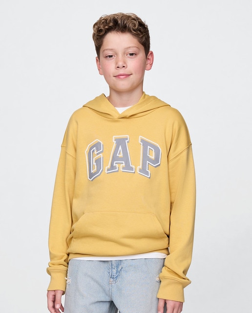 Imagem 0 de Sweatshirt com Capuz e Fecho de Correr com Logótipo à Frente e Bolso Canguru