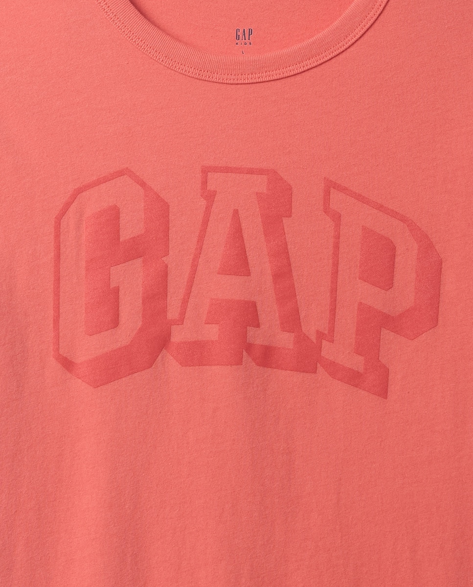 T-shirt com Gola Redonda e Manga Curta Vermelho-3