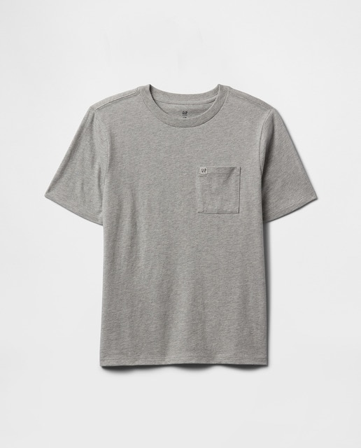 Imagem 0 de T-shirt com Bolso com Logótipo no Peito e Manga Curta