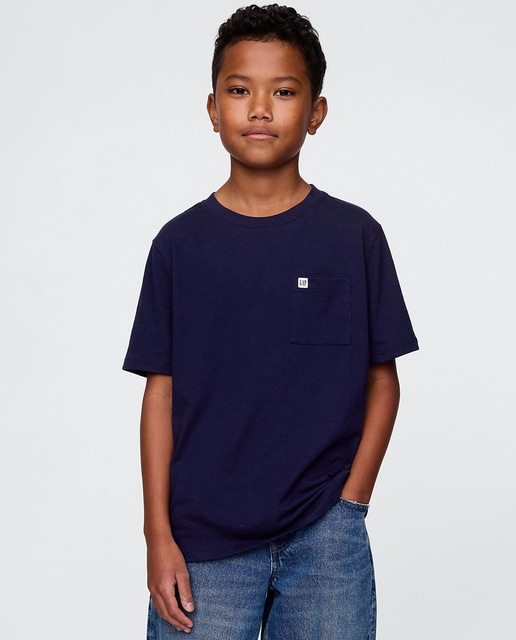 Imagem 0 de T-shirt com Bolso com Logótipo no Peito e Manga Curta