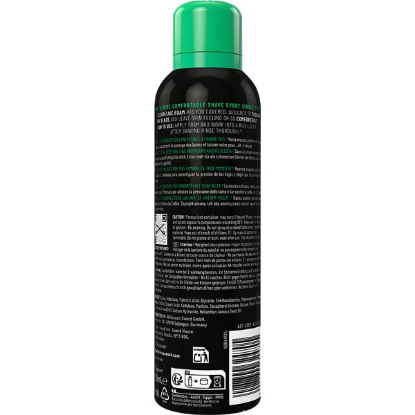 Sword shaving foam Sensitive 0% alcohol spray 200 ml