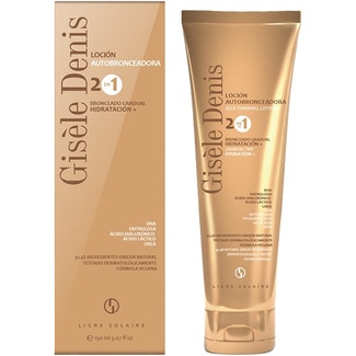 GISELE DENIS loción autobronceadora 2 en 1 bronceado gradual + hidratación bote 150 ml