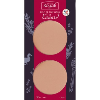 Rougie Bloco de Foie Gras de Pato 2X40 g embalagem 80 g