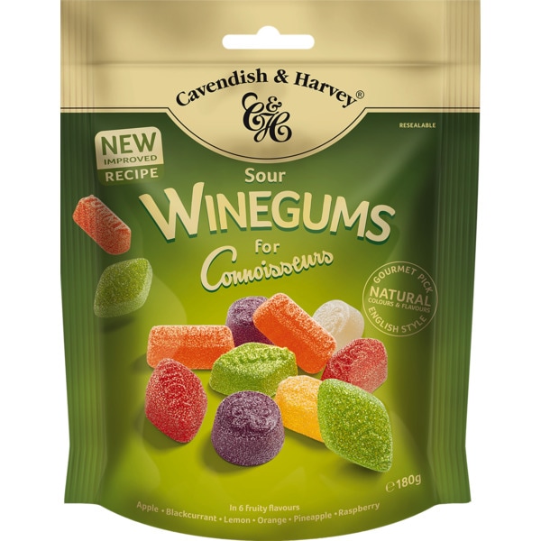 Gomas Ácidas embalagem 180 g