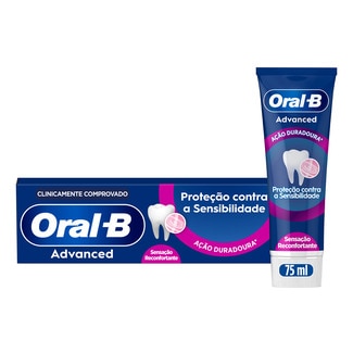 Oral-B Pasta de Dentes Advanced Proteção Sensibilidade embalagem 75 ml