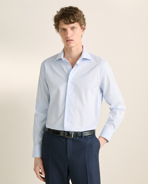 Imagen 0 de Camisa vestir algodón egipcio hombre manga larga