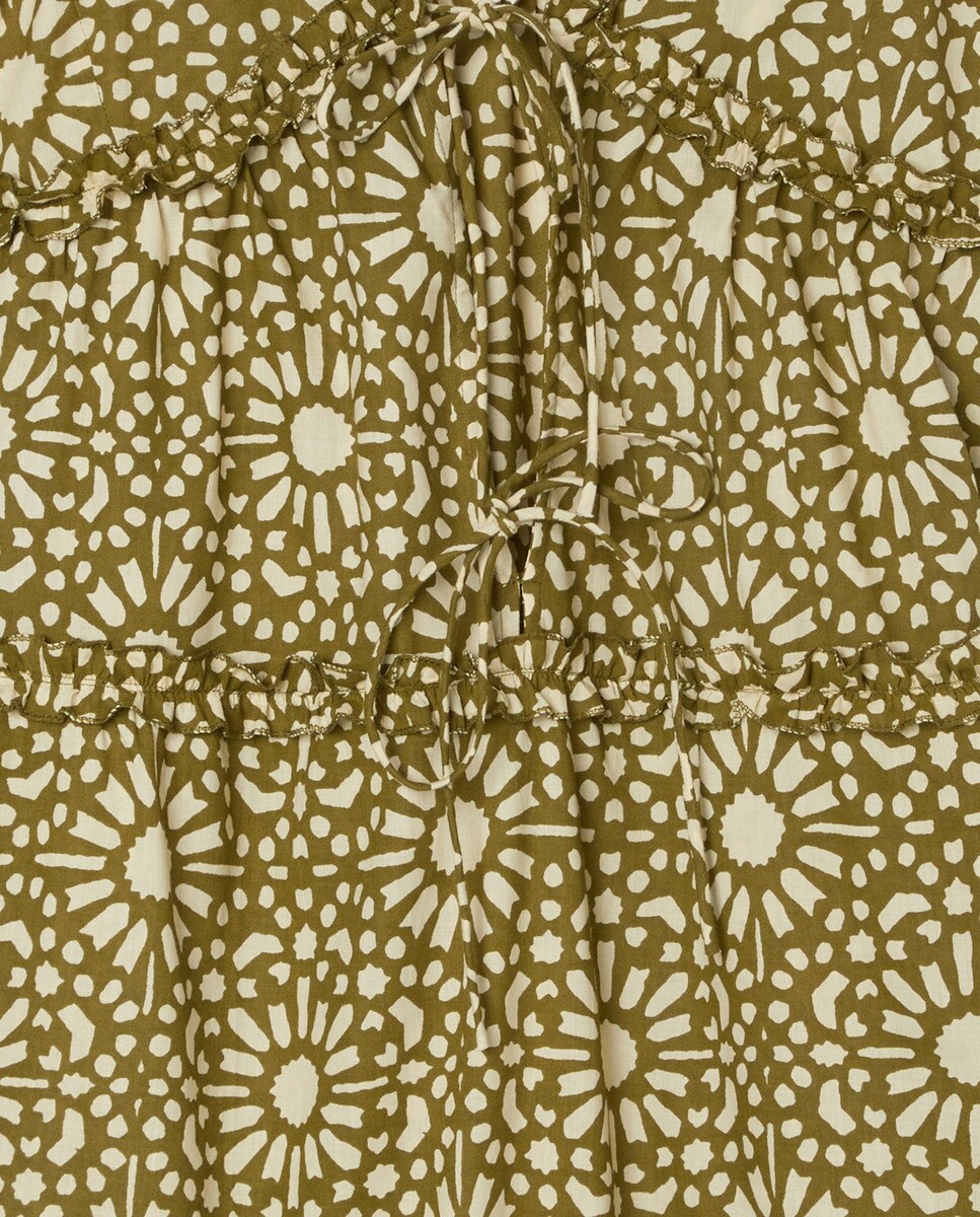 Vestidos de chiffon con tirantes finos y escote en V Verde Menta Tallas Grandes