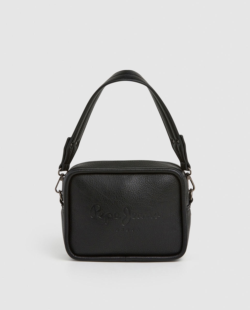 Mala Tipo Camera Bag Bassy Code com Logótipo Central Preto-1