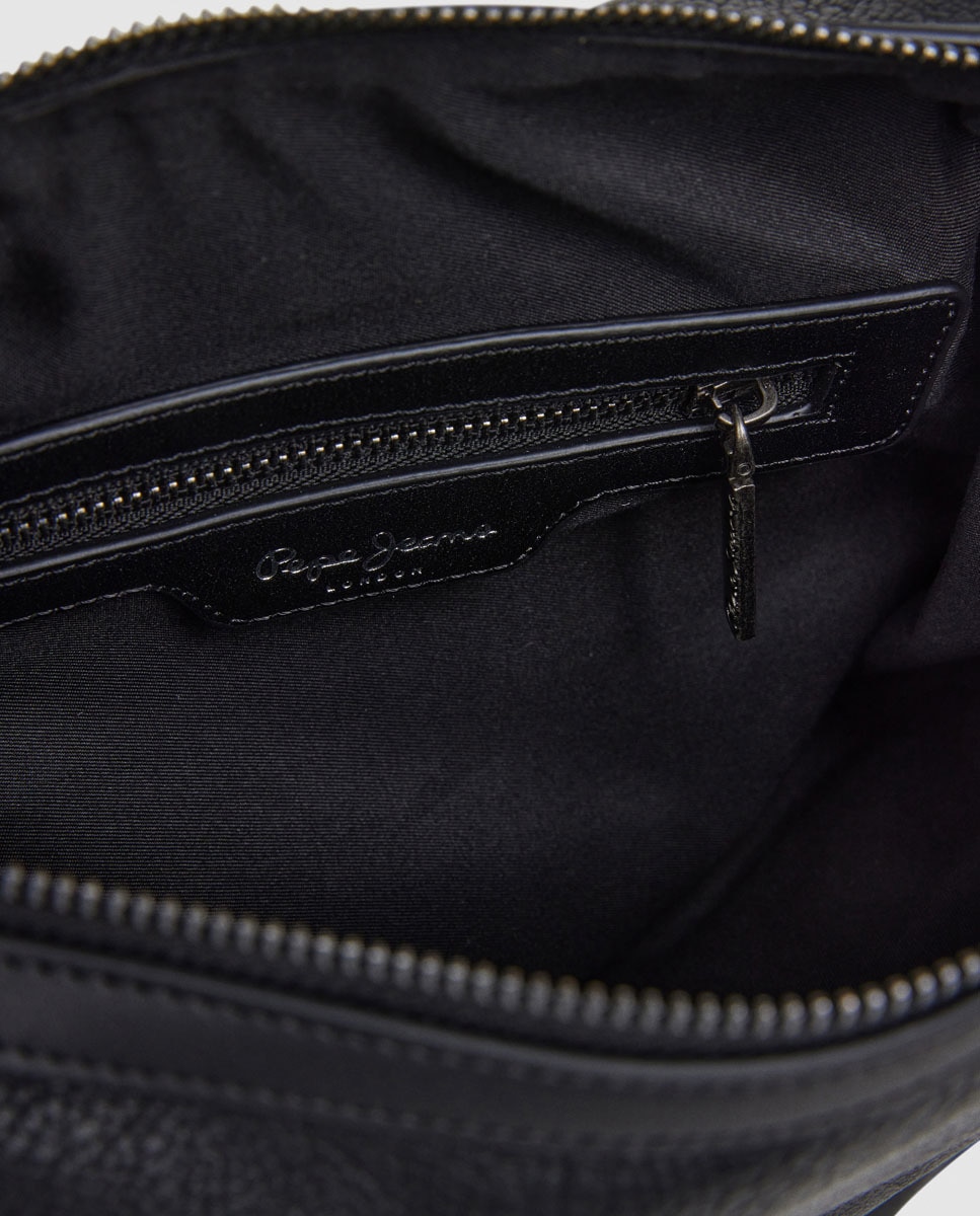Mala Tipo Saco Caddy Code com Compartimento Único Preto-5