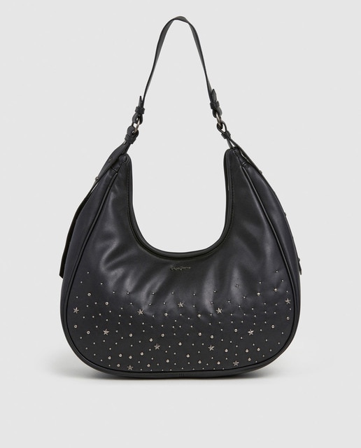 Imagem 0 de Mala Hobo Nadia Cluster com Tachas Metálicas