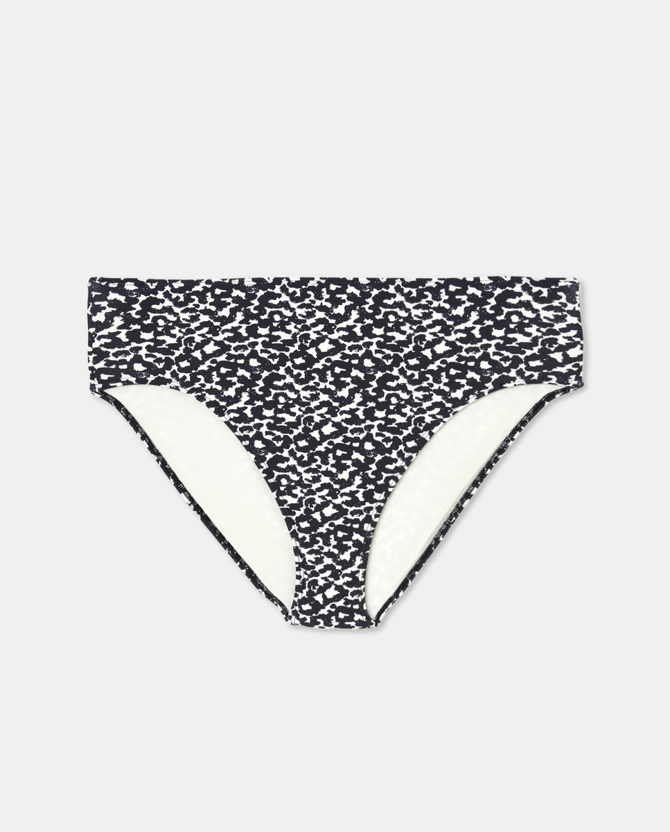 Cueca de Biquíni Estampada Branco-4