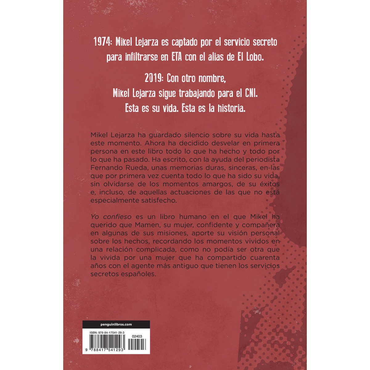 Yo confieso: 45 años de espía (Capa mole com abas) 2