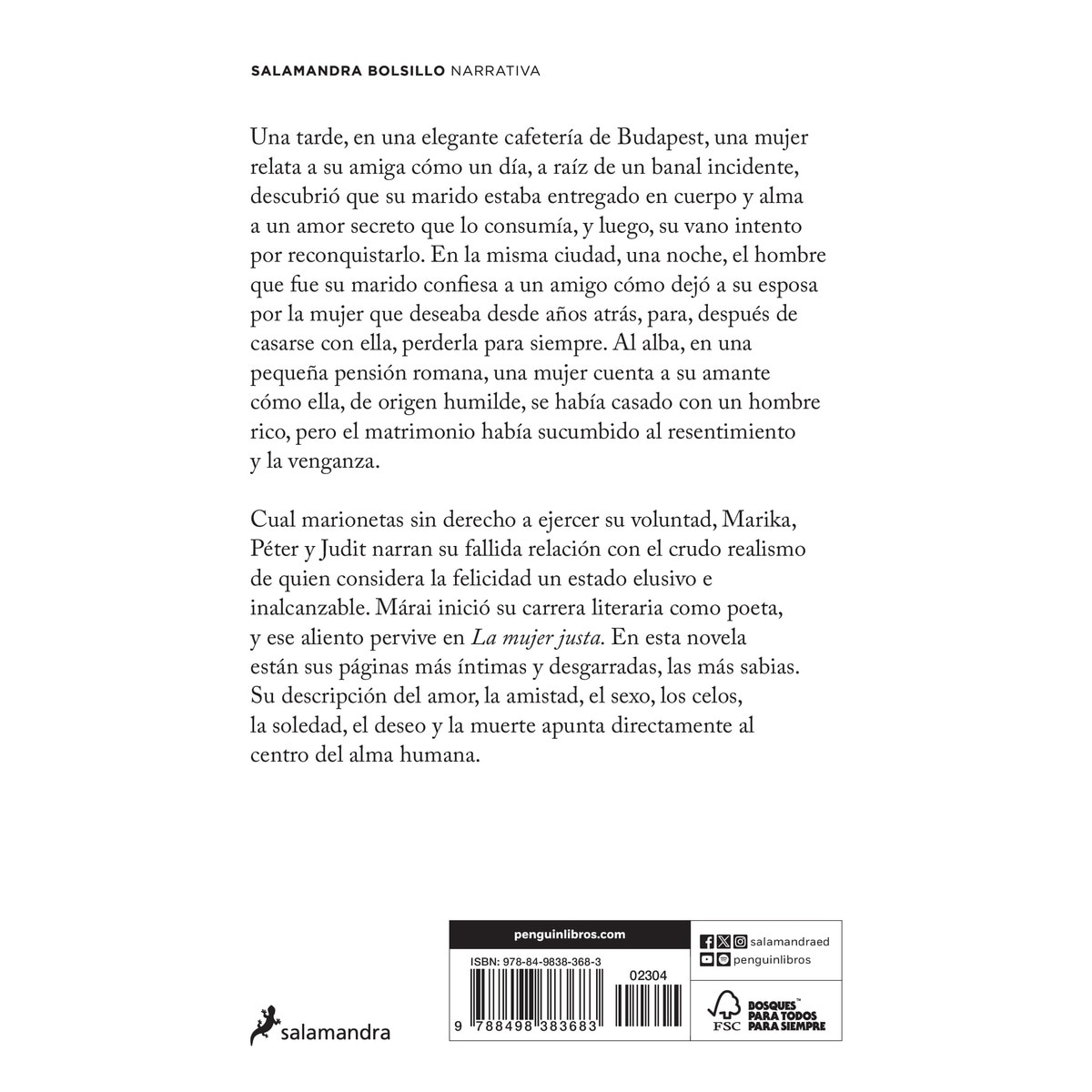 La mujer justa (Bolsillo) (Tapa blanda) 2