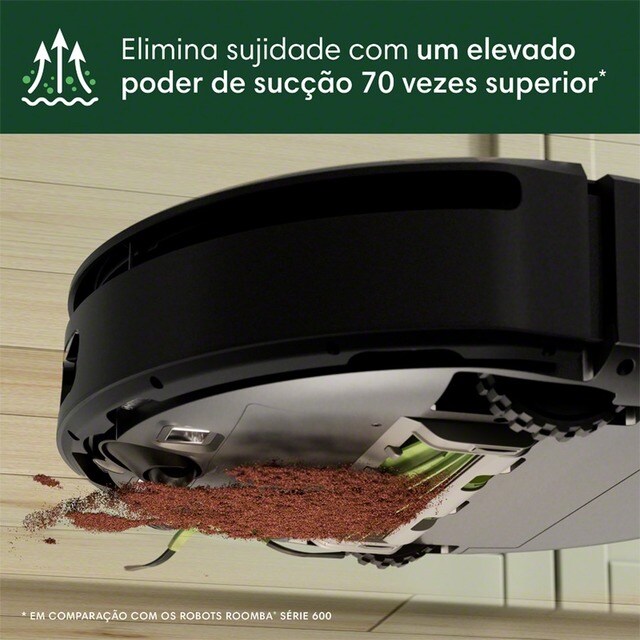 Robot Aspirador Irobot Roomba 205 DustCompactor™ Combo com Autonomia de 180 min - Preto Preto-5