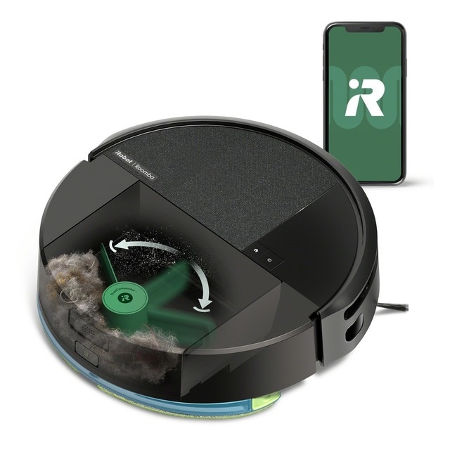 Imagem 0 de Robot Aspirador Irobot Roomba 205 DustCompactor™ Combo com Autonomia de 180 min - Preto